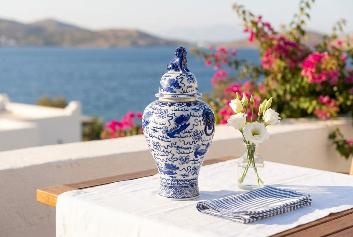 Dekorasyonda Bleu Blanc kullanımı — Ponet Maison