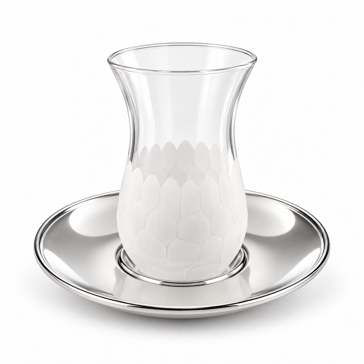 Gümüş Çay Tabağı