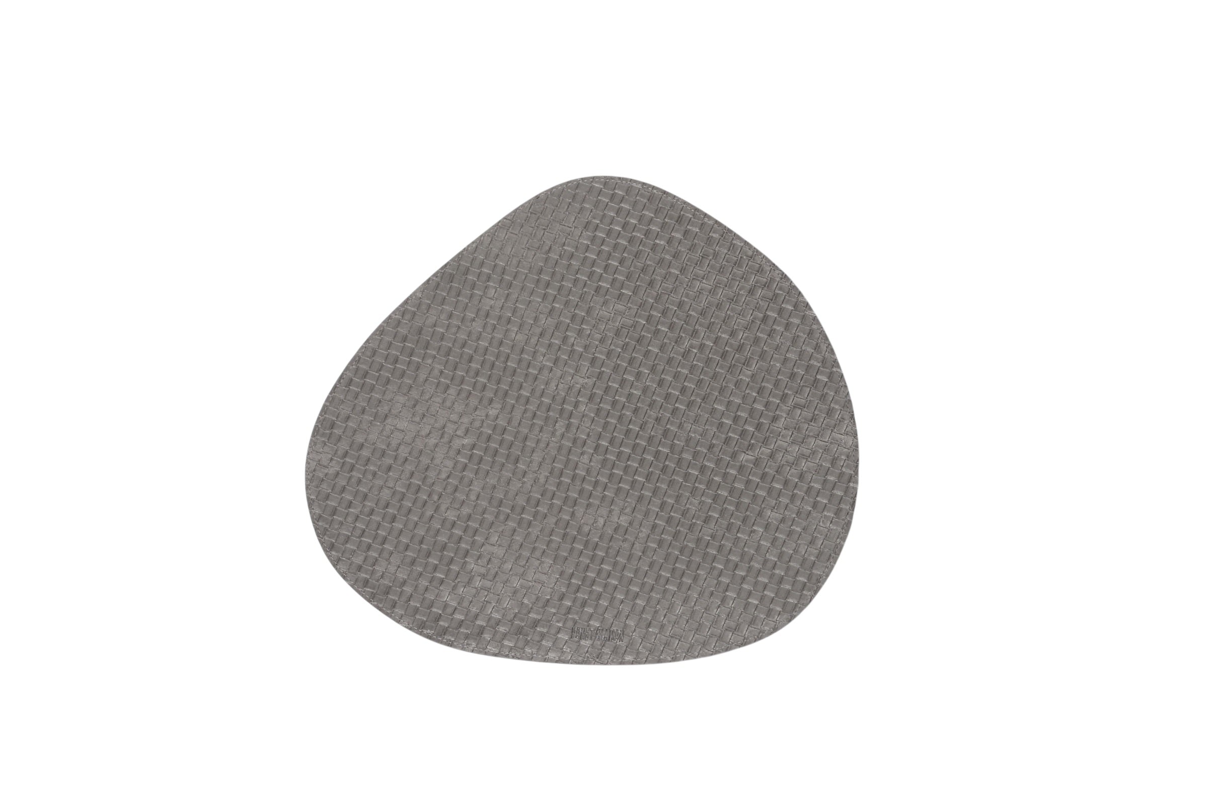 Amorf Örgü Deri Çift Taraflı Amerikan Servis (Mürdüm/Gri)