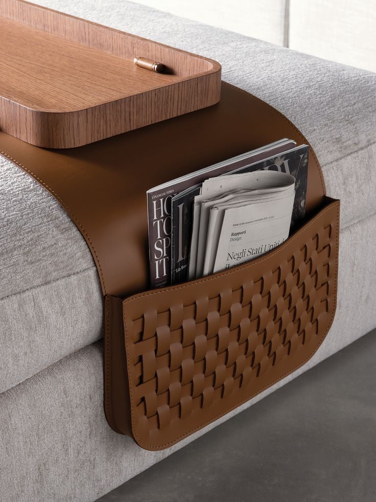 Deri Koltuk Yanı Kumandalık/ Dergi Cebi