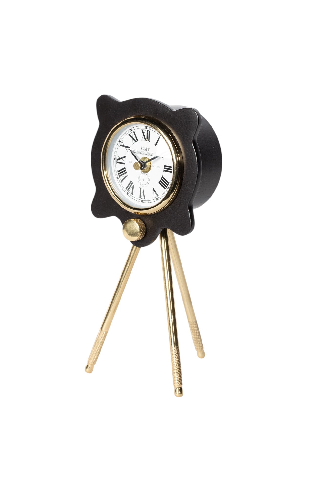 Ahşap Detaylı Ayaklı Dekoratif Saat