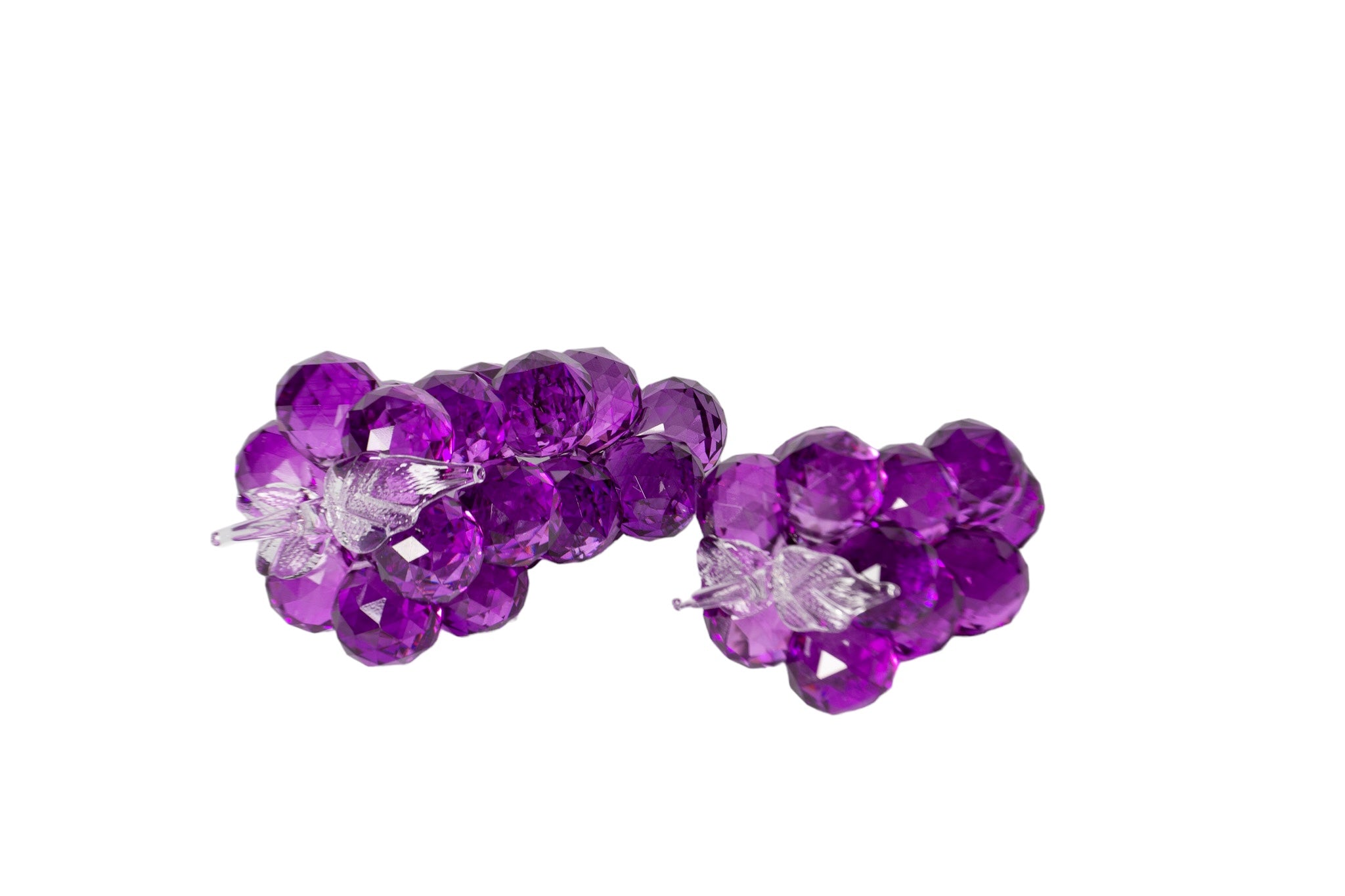 Mor Kristal Dekoratif Küçük Boy Üzüm