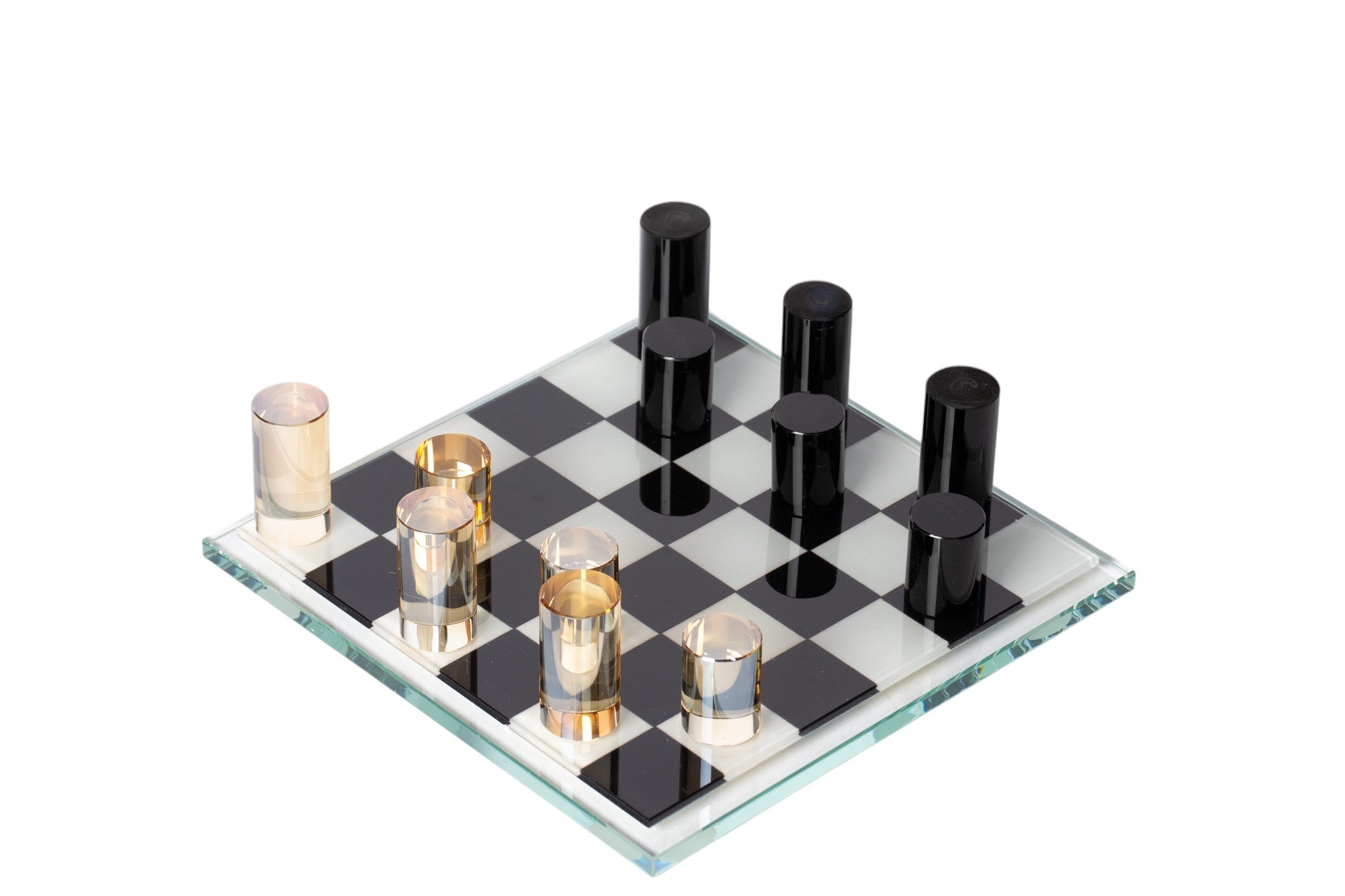 Cam Dekoratif Dama Tablası