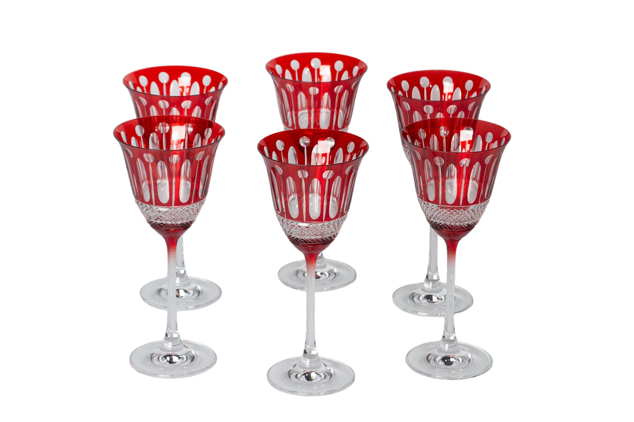 Redlove 6'lı Kristal Kadeh Takımı