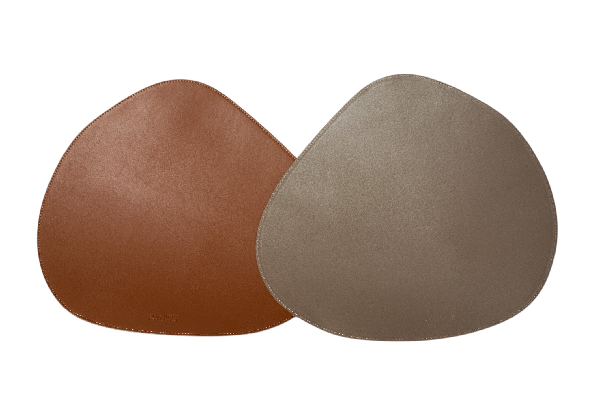 Amorf Deri Çift Taraflı Amerikan Servis (Taba/Vizon)