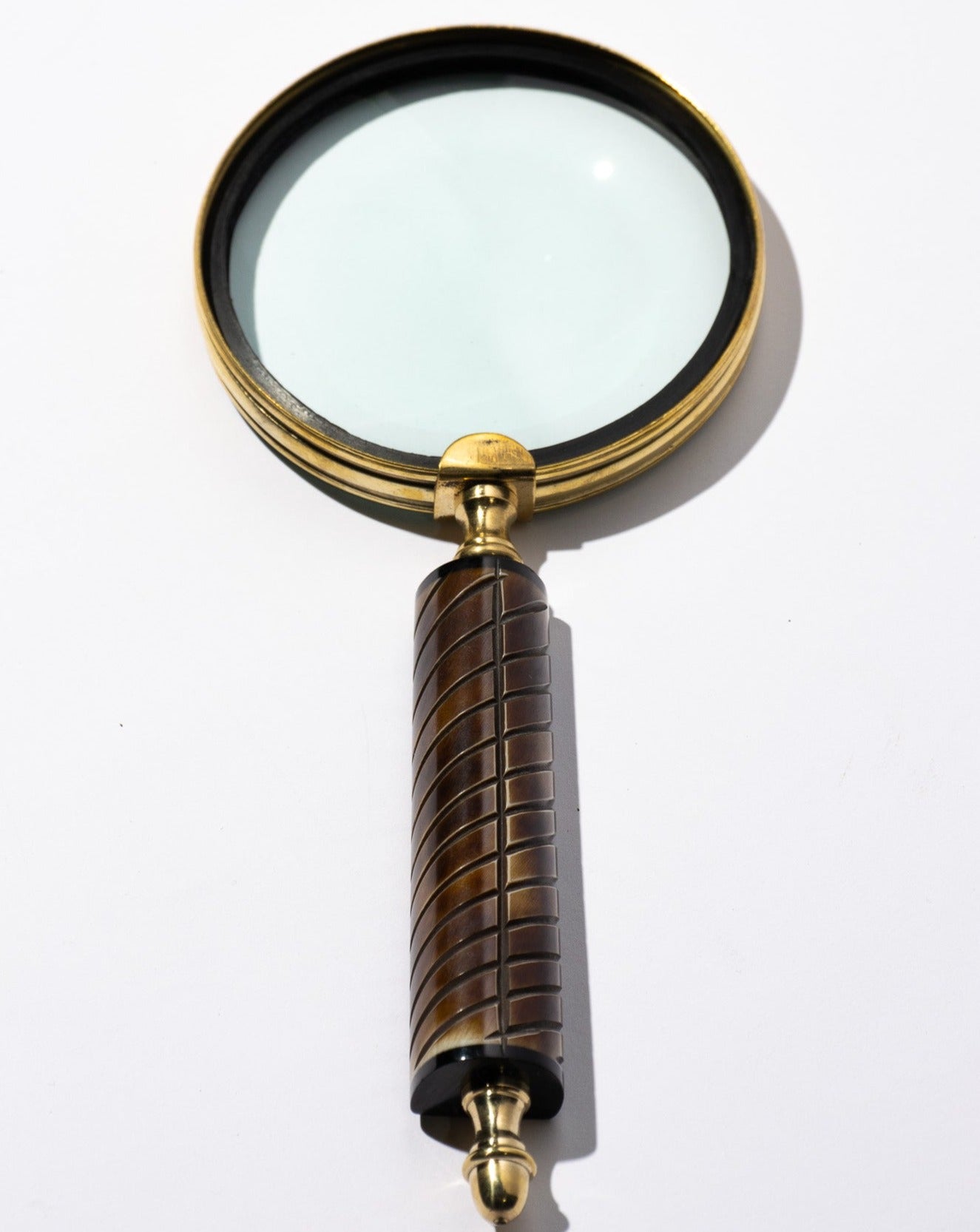 Mango Ahşap Gold Detaylı Dekoratif Büyüteç