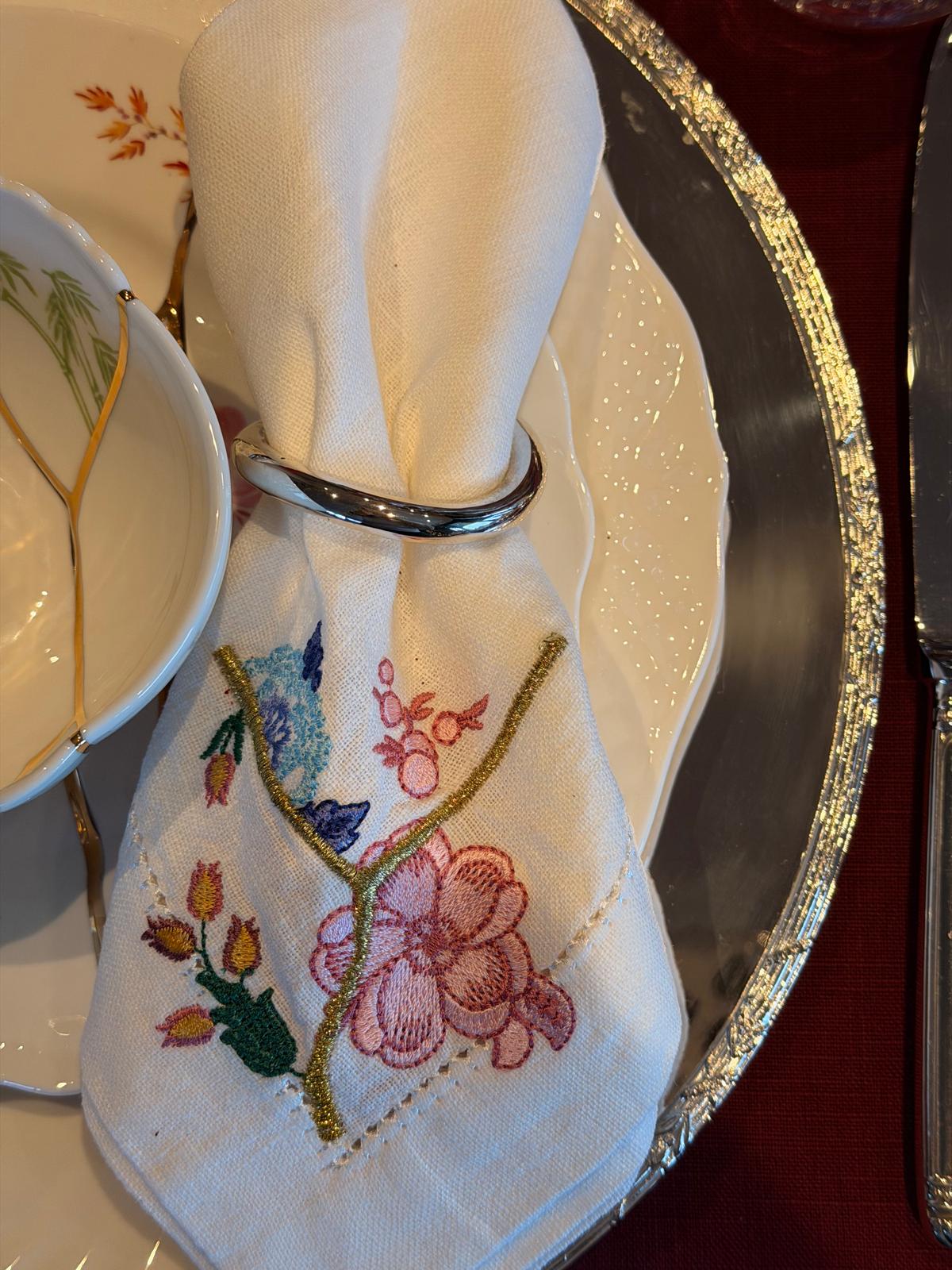 Gümüş Halka Peçetelik