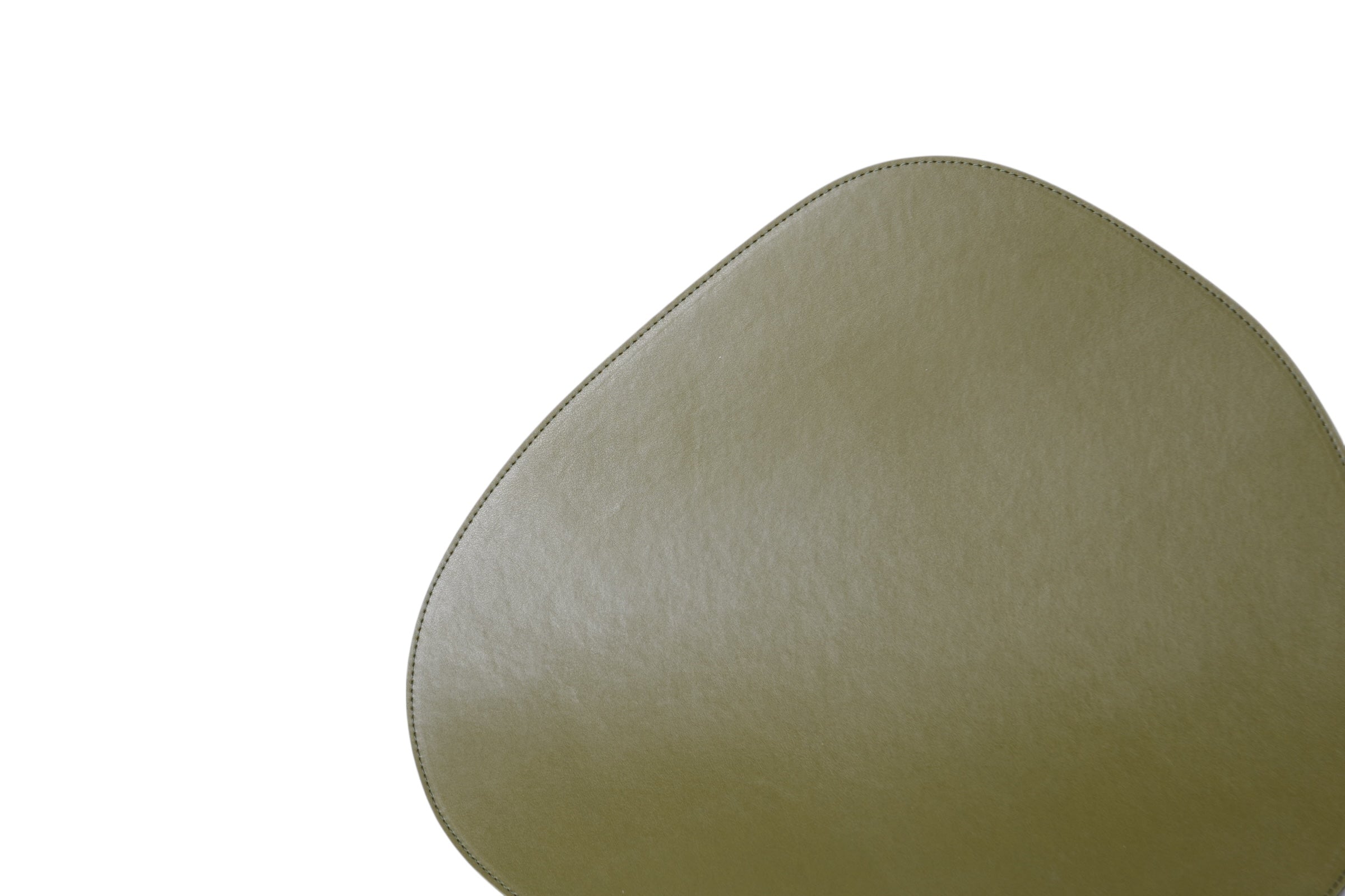 Amorf Deri Çift Taraflı Amerikan Servis (Lacivert/Yağ Yeşili)